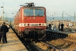 Saalfeld 1997: Regionalbahn mit 143