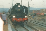 Saalfeld 1997: Ankunft des Dampfsonderzuges