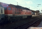 Gotha 1994: IC mit 232 durcheilt den Bahnhof