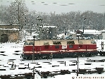 Saalfeld 2005: MEG 203 mit Güterzug