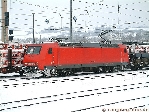 Saalfeld 2005: 145 056 macht Pause mit ihrem Zug
