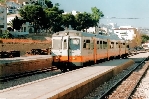 Einfahrt des Costa-Blanca-Express in Altea