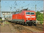 Erfurt 2005: Einfahrt eines Erstz-ICs