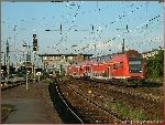 Erfurt 2005:  Ankunft Regionalbahn aus Sangerhausen.