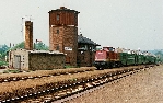 Orlamünde 1994: 204 mit Nahverkehrzug auf der Saalebahn