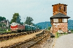 Orlamünde 1994: 219 mit Nahverkehrzug