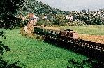 Orlamünde 1994: 204 mit Regionalzug auf der Orlabahn