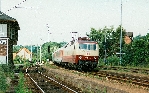 Orlamünde 1996: 120 mit IC Richtung Leipzig