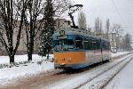 1997: GT 6 ER in der winterlichen Bahnhofstraße