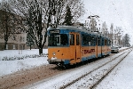 1997: GT 6 ZR in der winterlichen Bahnhofstraße