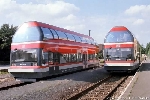 Bad Berka 1997: 670 003 und 670 004 im Bahnhof